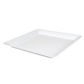 Fineline Settings Fineline Settings 3522-WH White 12" x 12" Square Tray SQ4212.WH